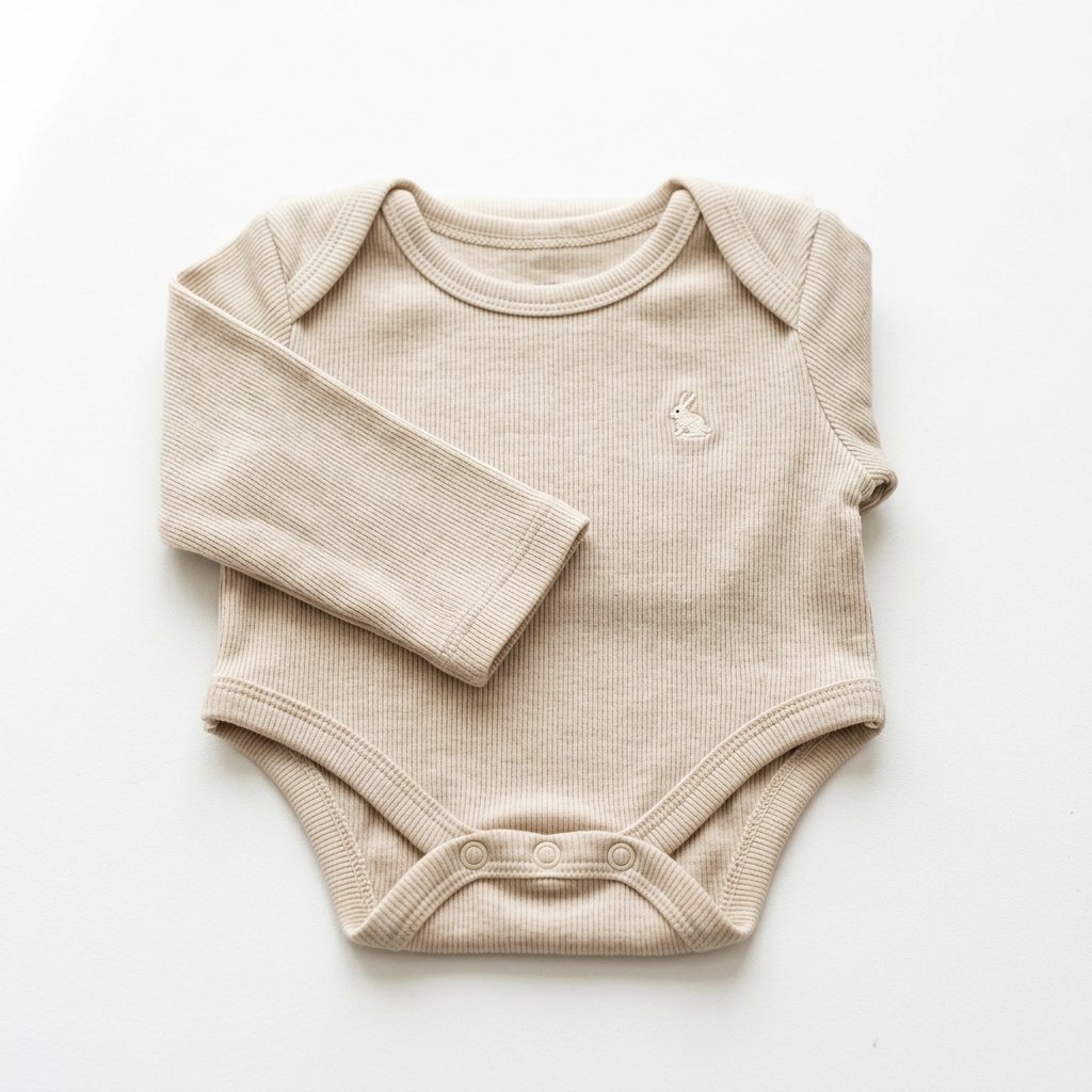 Baby Ribbed Cotton Bodysuit